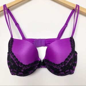 Victoria’s Secret | Purple Lined Demi Bra 34D  F13